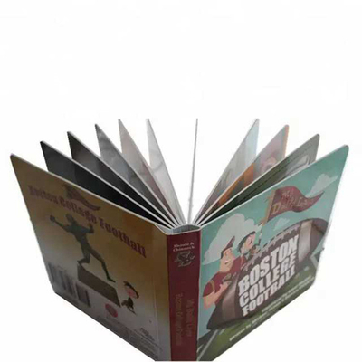 A3 A4 A5 Livro de papelão para crianças impressão capa dura livro de papelão