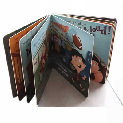 A3 A4 A5 Livro de papelão para crianças impressão capa dura livro de papelão