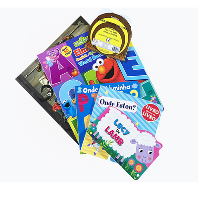 Livro de quebra-cabeça de educação infantil personalizado para ensino de livro auxiliar impressão