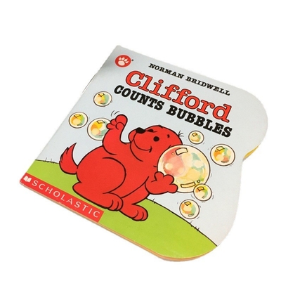 Livro de cognição de escada divertida de desenhos animados FSC SGS para crianças pequenas