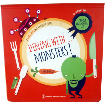 Livros ilustrados em inglês da série Monster Series Livros de tabuleiro para crianças