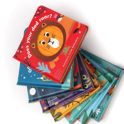 Impressão de livro infantil em inglês Impressão de livro em papelão 6,5”X6,5” 7”X7” 8”X8”