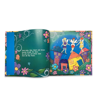 Livro de história em quadrinhos em inglês de capa dura
