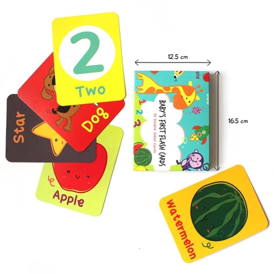 Flashcards educacionais de atividades em papel Kraft CCNB para crianças de 8 anos