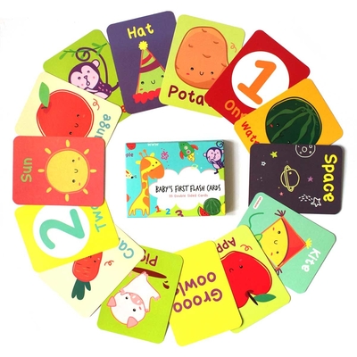 Flashcards educacionais de atividades em papel Kraft CCNB para crianças de 8 anos