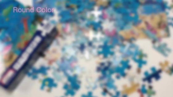 Quebra-cabeça colorido impresso personalizado engraçado no chão para crianças de 3 anos
