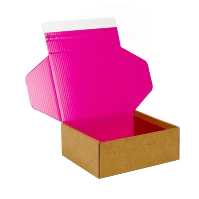 Caixa de envio de correspondência colorida Pantone brilhante fosca laminação caixas de correspondência coloridas