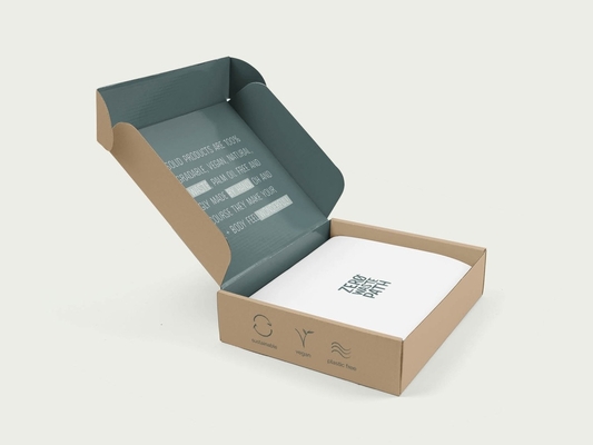 Caixa de envio de papel kraft ISO9001 caixa de presente impressa personalizada
