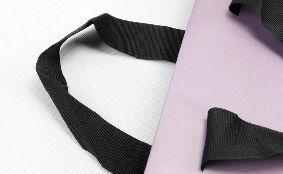 Conjunto de sacolas de compras de roupas de papel iridescente profissional personalizadas