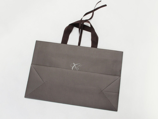 Sacos de papel personalizados para serigrafia impressos em serigrafia trajes formais para roupas luxuosas sacos de papel