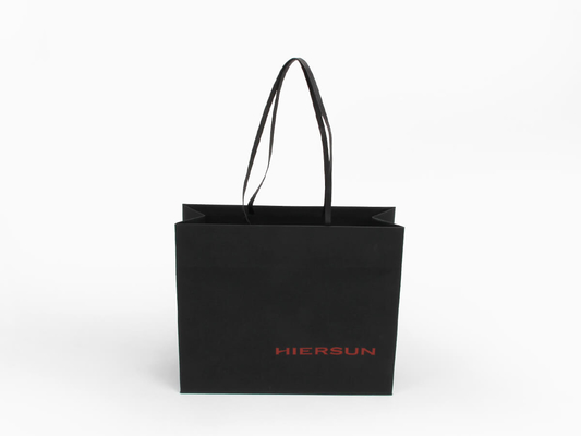 Sacos de compras de papel premium OEM Sacos de compras de vestuário de toque suave