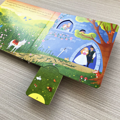 OEM ODM impressão de livro infantil educacional pop-up impressão de livro de slides para crianças