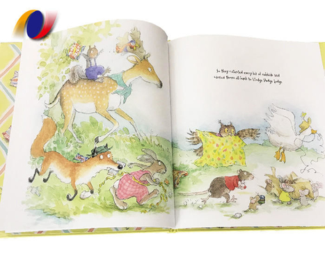 Impressão de livro infantil educacional em inglês colorido Serviço de impressão de livro infantil personalizado