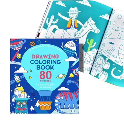 Impressão de livro infantil de capa macia personalizada, impressão de livro para colorir, impressão para crianças