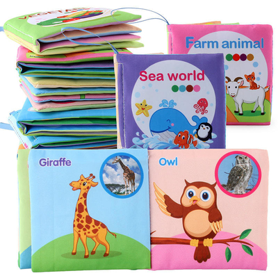 Brinquedos Montessori Livros sensoriais para recém-nascidos Livros de atividades básicas para crianças de 18 meses