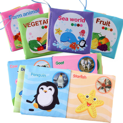 Brinquedos Montessori Livros sensoriais para recém-nascidos Livros de atividades básicas para crianças de 18 meses