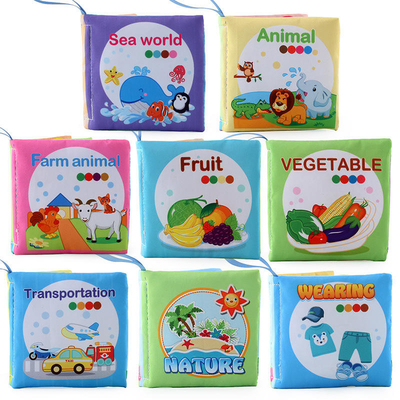 Brinquedos Montessori Livros sensoriais para recém-nascidos Livros de atividades básicas para crianças de 18 meses