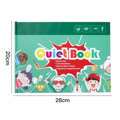 Sedex Matte Art Paper Montessori Quiet Book Crianças Toy Paste Book
