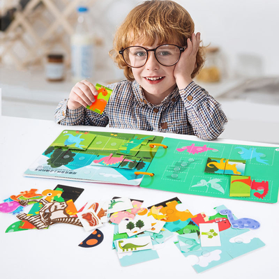 Livro de atividades para crianças pré-escolares de aprendizagem precoce Livro de tabuleiro infantil 6&quot;X6&quot; a 10&quot;X10&quot;