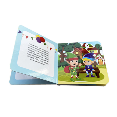 Livros impressos personalizados em offset de capa dura para crianças de 2 anos