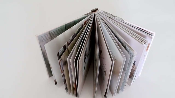 A3 A4 A5 Edição de revista de capa dura em massa Impressão de livro de fotos de arte