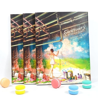 Livros de fotos de arte CMYK personalizados para impressão de livros de capa dura FSC SGS