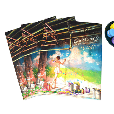 Livros de fotos de arte CMYK personalizados para impressão de livros de capa dura FSC SGS