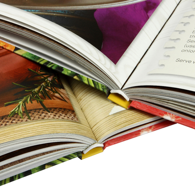 Impressão de livro de capa dura personalizada Impressão de livro de receitas do cozinheiro favorito da família