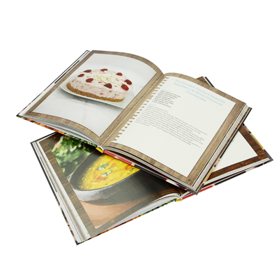 Impressão de livro de capa dura personalizada Impressão de livro de receitas do cozinheiro favorito da família