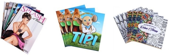 100gsm 120gsm 140gsm Livros de capa mole para impressão em papel cartão para colorir livros para adultos