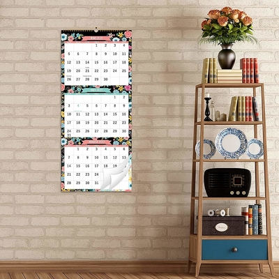Impressão de calendário do advento de mesa OEM ODM brilho ou laminação fosca