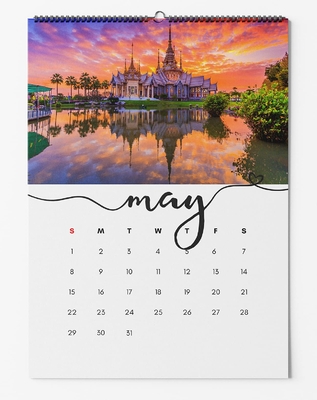 CCNB calendário mensal de impressão contagem regressiva de Natal calendário de mesa OEM