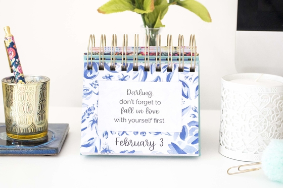 Calendários mensais do advento de mesa com impressão floral ondulado calendário de parede