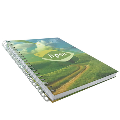 A6 capa dura espiral notebook impressão livro de exercícios impressão OEM ODM