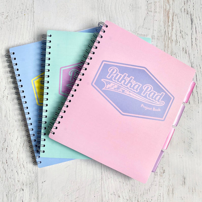 Caderno espiral personalizado para impressão Kawaii Kraft Bloco de notas estacionário