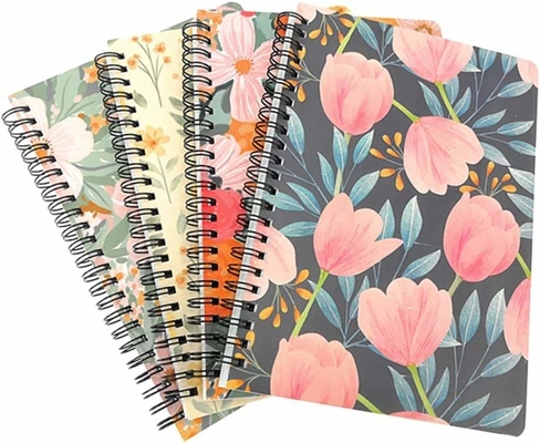5,5&quot;X8,5'' 6&quot;X9&quot; 8,5&quot;X11&quot; Caderno Espiral Impressão Diário Encadernado com Arame Caderno de Rascunhos