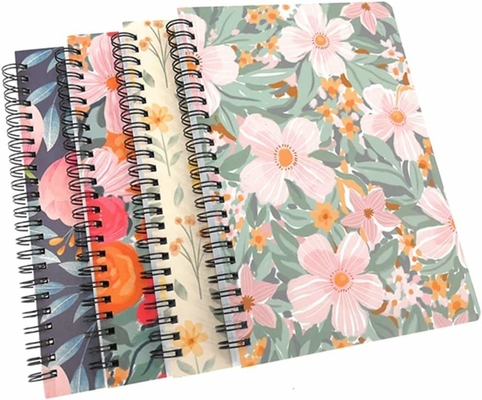 5,5&quot;X8,5'' 6&quot;X9&quot; 8,5&quot;X11&quot; Caderno Espiral Impressão Diário Encadernado com Arame Caderno de Rascunhos