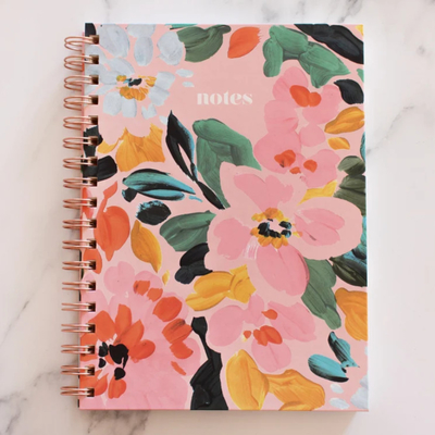 Caderno espiral de 300 páginas impressão etiqueta privada A5 A4 caderno holográfico