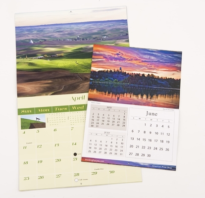 Trabalhos de escritório 2024 Calendário de escritório Impressão de costura
