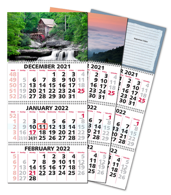 Serviços de Impressão de Calendário Personalizado Logotipo personalizado Impresso 12x18 Mesa de Mesa