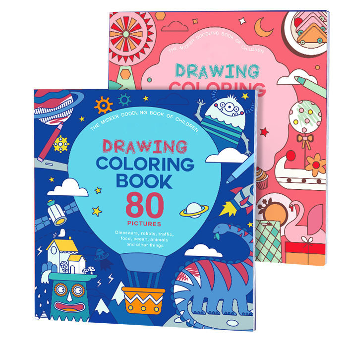 C1S C2S Papel Revestido Brilhante Livros Infantis Impressão Colorida Desenho Animado Livros Coloridos