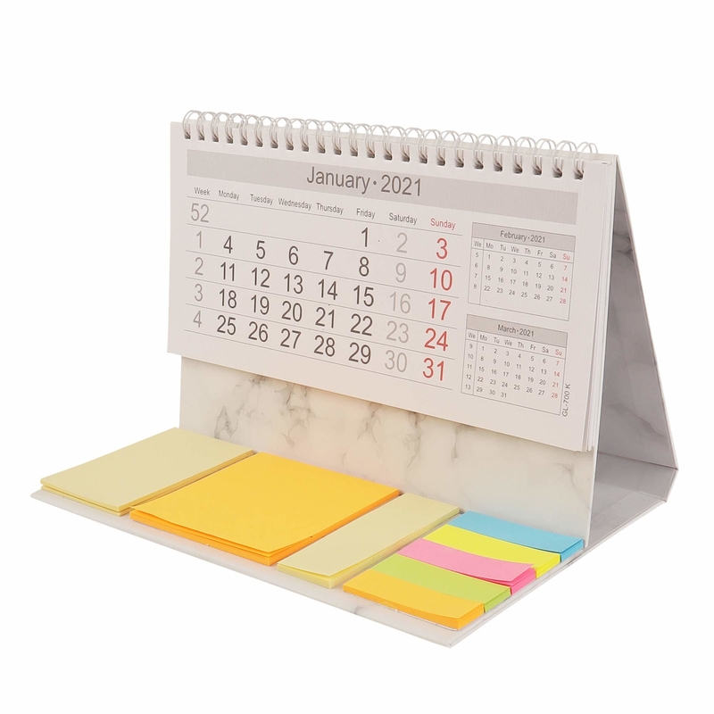 C1S Art Paper Calendário personalizado impressão calendários coloridos para marketing